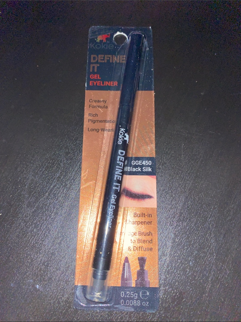 Kokie Define It Gel Eyeliner BLACK SILK